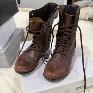 Steve Madden Stone Leather Boots